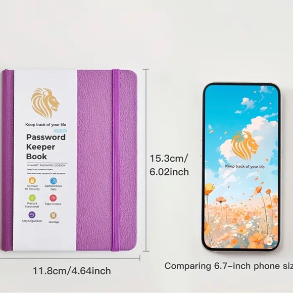 NWT mini and discreet Password Keeper Book - Picture 5 of 7